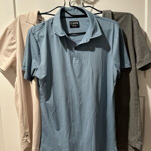 Cuts clothing Men's Blue Polo Shirts